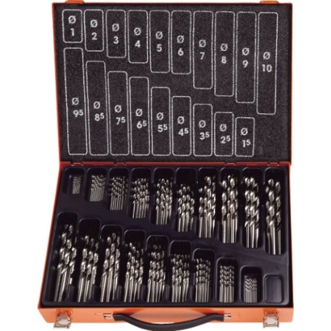 Projahn Bohrer-Magazin HSS-G 170-teilig Durchmesser 1-10 mm um 0,5 Eco 60615
