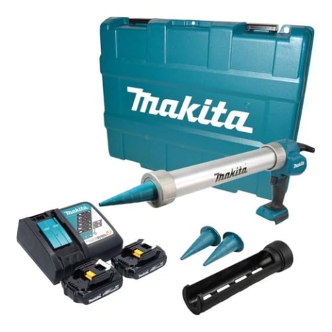 Makita DCG180RYEX Akku-Kartuschenpistole 18 V Beutelhalter 600 ml mit 1x Akku 1,5 Ah