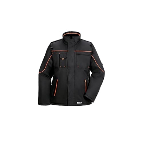 Planam Outdoor Winter Herren Piper Jacke schwarz orange Modell 3535 Größe XS