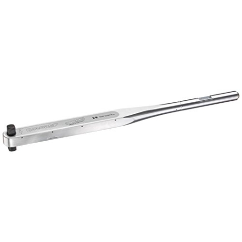 GEDORE Aluminium Drehmomentschlüssel DREMOMETER 1" 600-1500 Nm mit Doppelvierkant und Verlängerungsrohr, mit Zertifikat