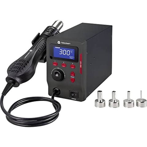 TOOLCRAFT LSH-880 Heißluftstation digital 800 W 100-500 °C