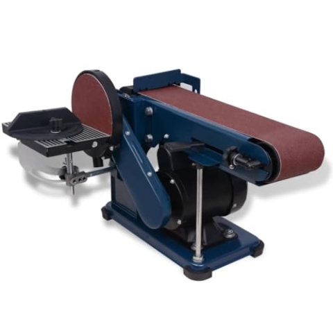 vidaXL Bandschleifer 375W Tellerschleifer Bandschleifmaschine Schleifmaschine