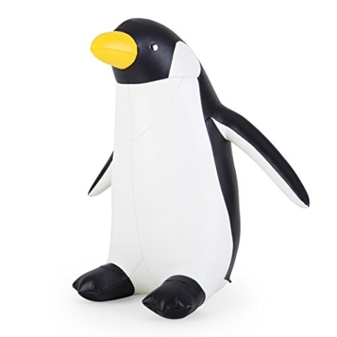 Züny Pinguin Buch- und Türstopper Groß Schwarz (Pinguin)