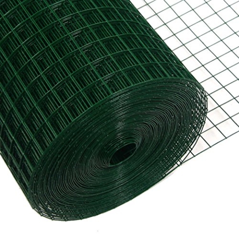 Garmix Volierendraht Maschendraht Drahtgitter Grün 50cm 25m 25x25mm 1,20mm