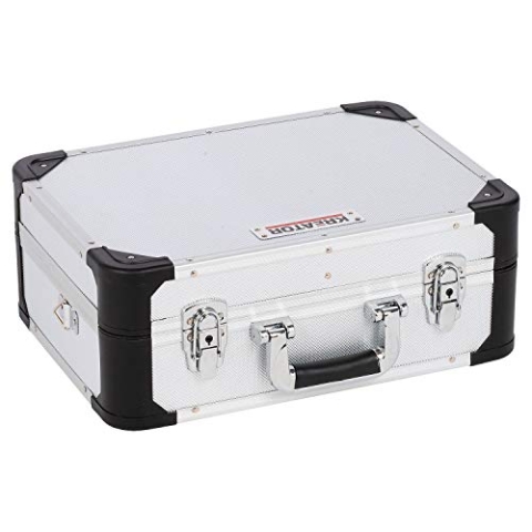 KREATOR KRT640104S - Maletín de alu 433x313x163mm plata