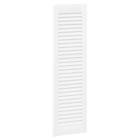 vidaXL Schranktüren Lamellen-Design 2 Stk. Weiß 99x29,5 cm, Möbeltür, Kleiderschranktür, Lamellen-Paneel, Schranktür mit Lamellen, Lamellenpaneel