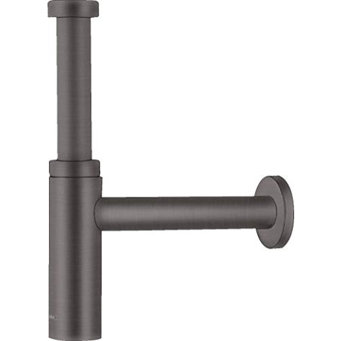 hansgrohe Siphon Flowstar S, Ablauf für Waschbecken, Brushed Black Chrome, 1.00