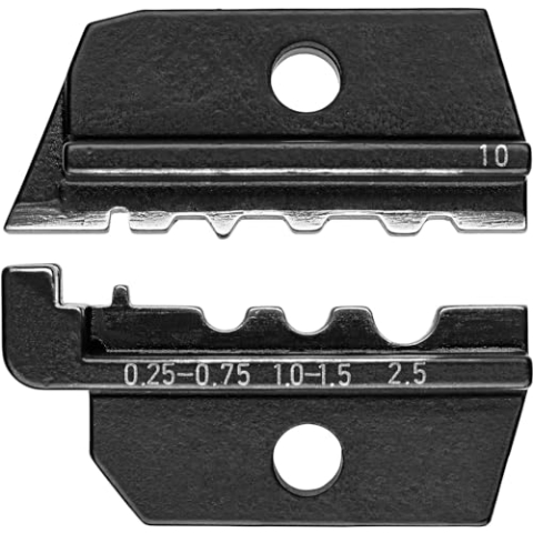 KNIPEX Crimpeinsatz für unisolierte Rohr- und Quetschkabelschuhe sowie unisolierte Stoß- und Quetschverbinder nach DIN 46341 97 49 10