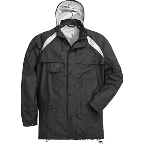 Fristads Kansas Regenjacke 432RS | Größe: 56/58 (XL) | Schwarz
