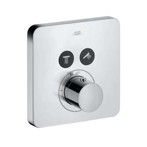 AXOR ShowerSelect Unterputz Thermostat, für 2 Funktionen, Chrom