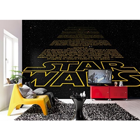 Komar - Star Wars - Intro 8-487 Gelb, Schwarz 368x0.2x254 cm