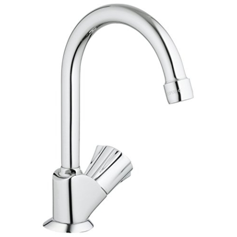GROHE Costa, Standventil (1/2", 360° schwenkbarer Auslauf, wärmeisoliert, kratzfeste und langlebige Oberfläche), chrom, 20393001