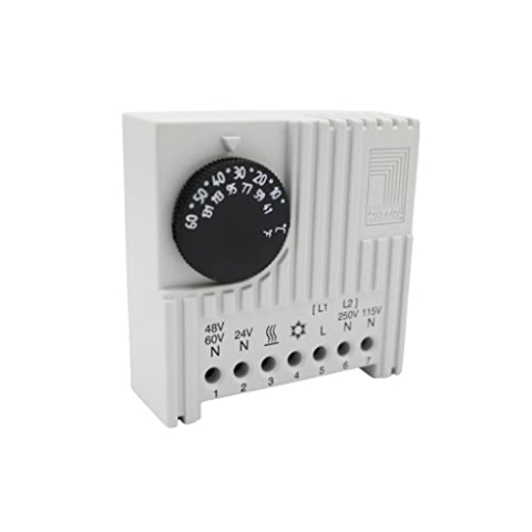 Rittal SK 3110.000 Thermostat – THERMOSTATS (5 – 60 °C, 71 mm, 33,5 mm, 71 mm, 100 g, 24 – 230)
