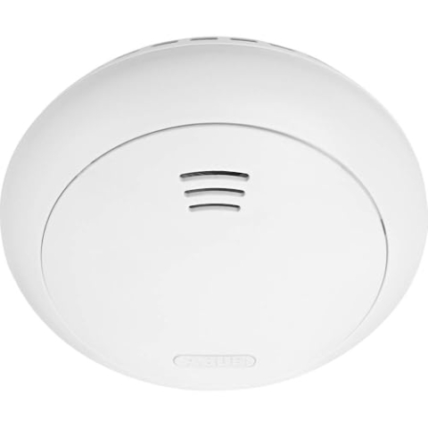ABUS Funk-Rauchmelder Smartvest Erweiterung der Funk-Alarmanlage | inkl. Hitze Detektion | Batteriebetrieben | für Wohnräume | weiß | 38831