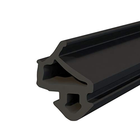 DQ-PP Fensterdichtung | Schwarz | 40 Meter | S-1127 VEKA | PVC Fenster | Gummidichtug Dichtung Dichtband | Kunststofffensterdichtungen | ALU Profildichtung Türdichtung