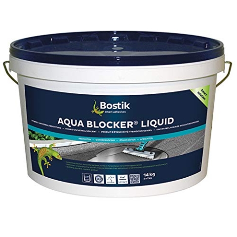 Bostik AQUA BLOCKER liquid, 14kg Abdichtung für Dach, Wände, Keller, Fundamente