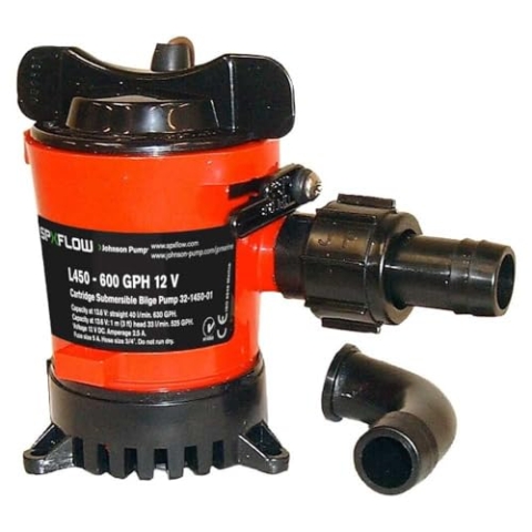 DISMARINA PLASTIMO PEDIDO - BOMBA SUMERGIBLE 12V L750 73 l min Mehrfarbig