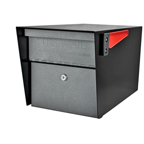 Mail Boss 7521 Mail Manager Briefkasten, abschließbar, groß, Schwarz & Granit
