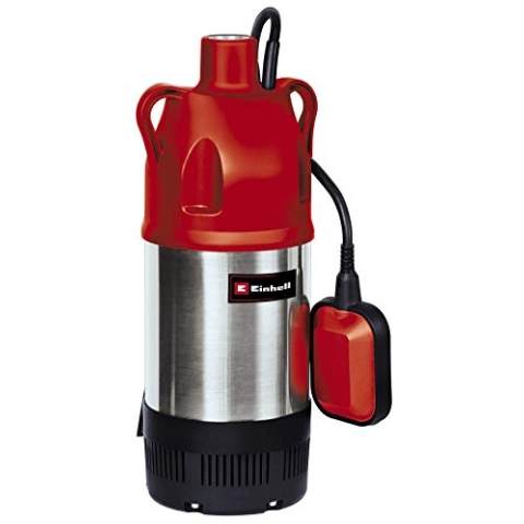 Einhell Tauchdruckpumpe GC-PP 900 N (900 W, 6.000 l/h max. Fördermenge, 7m max. Eintauchtiefe, Edelstahlgehäuse, Schwimmerschalter, 2 Aufhängeösen)