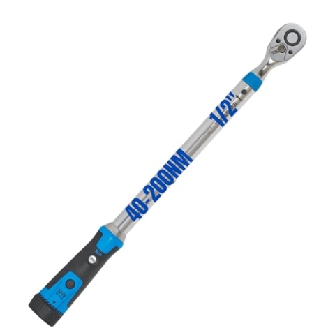 SW-Stahl 03874L Profi Drehmomentschlüssel 1/2 Zoll 40-200 Nm mit umschaltbarem Ratschenkopf I 48 Zähne I Auslösegenauigkeit ±4% I Rechtsanzug I Werkzeug für Reifenwechsel Radwechsel I Ratsche