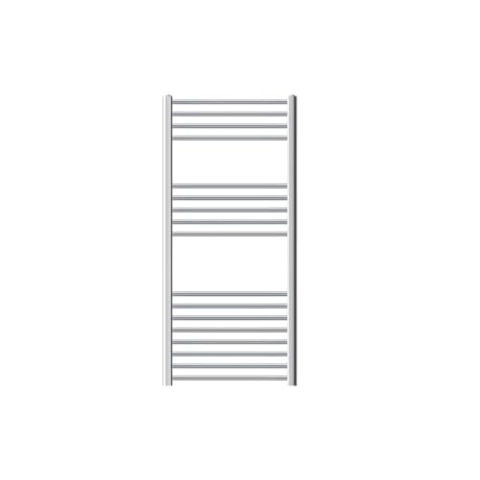 ECD Germany Badheizkörper 600 x 1200 mm - Chrom - gebogen mit Seitenanschluss - Heizkörper Handtuchwärmer Handtuchtrockner Handtuchheizkörper Handtuchheizung Heizung