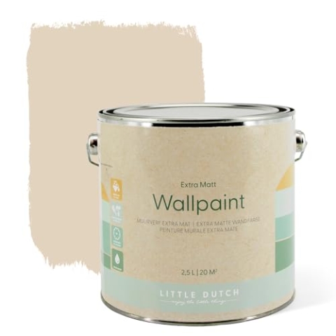 Little Dutch 8721 Wandfarbe Extra Durable - 2,5L - faded beige