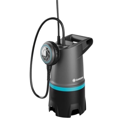 GARDENA Schmutzwasser-Tauchpumpe 20000 BASIC, 20.000 l/h, mit Schwimmschalter (09017-47)