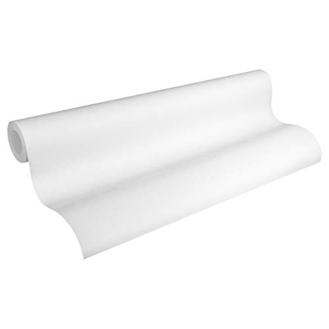 A.S. Création überstreichbare Vliestapete Meistervlies Tapete 25,00 m x 1,06 m weiß Made in Germany 324115 3241-15