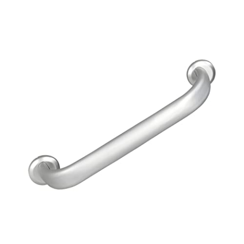 WENKO Wandhaltegriff Secura Premium 43 cm Bad-Sicherheitsgriff für Badewanne oder WC, bis 120 kg belastbar Silber matt