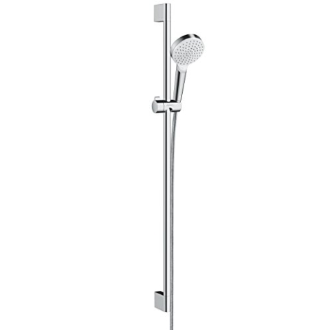 hansgrohe Crometta Duschset 0,90m, Weiß/Chrom