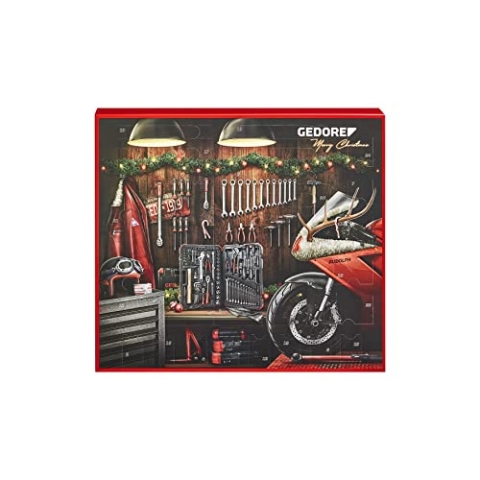 GEDORE 3304900 red R49002042 Adventskalender 2022, 42 teilig, Adventskalender für Männer, Männer Geschenk, Werkzeug-Adventskalender 2022
