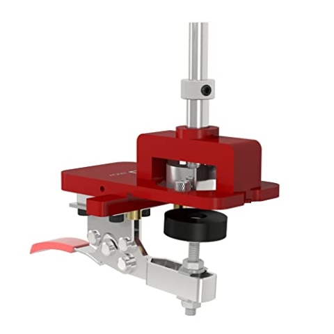 SOTECH Präzisions Bohrschablone aus Aluminium DAS ORIGINAL mit kugelgelagerter Führung und Forstnerbohrer für SENSYS TH52 Topfbänder mit 35 mm Topf