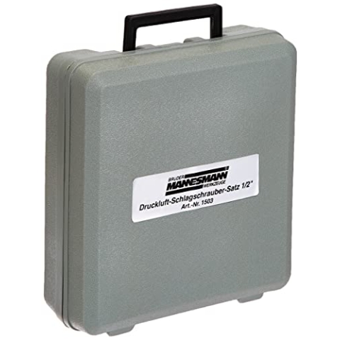 Brüder Mannesmann Druckluft-Schlagschrauber-Satz, 1/2" Zoll, 15-teilig | M 1503