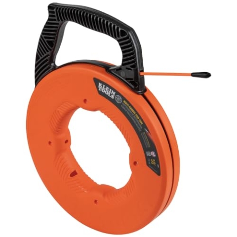 KLEIN TOOLS Geriffeltes Fiberglas-Einziehband mit Nylonspitze, 15,2 m
