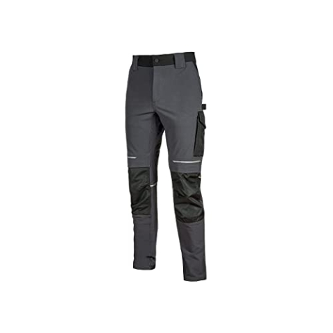 U-POWER PE145AG-2XL - Pantalones gama PERFORMANCE modelo ATOM Aphalt Grey Talla 2XL