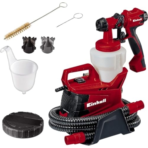 Einhell elektrisches Farbsprühsystem TC-SY 700 S (700 W, halbstationär, mittelgroße bis große Arbeitsflächen, für Lacke und Lasuren)