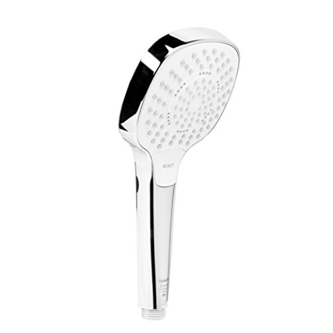 hansgrohe Croma Select E Duschkopf, 3 Strahlarten, Weiß/Chrom