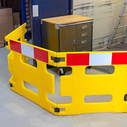 Dancop International GmbH Absperrgitter LDPE gelb B970xH800mm 2-tlg.