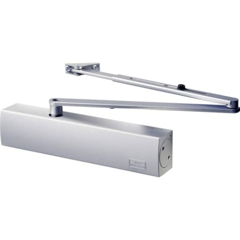 Burg Wächter Türschließer für Außen– und Innentüren, hydraulisch, variabel einstellbar, Breite bis 140 cm, Gewicht bis 180 kg, TS 4000 V S, Silber