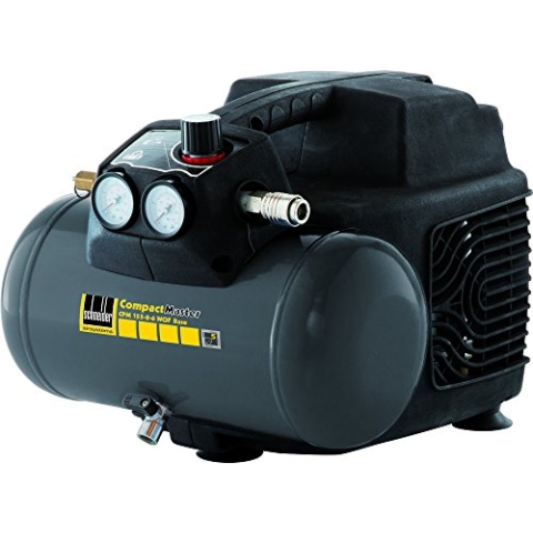 SCHNEIDER CPM, Tragbar ölfreier Kompressor, 6 Liter Tank, maximaler Druck: 8 bar, Leistung: 1,5 PS, Geräuschpegel: 90 dB LwA