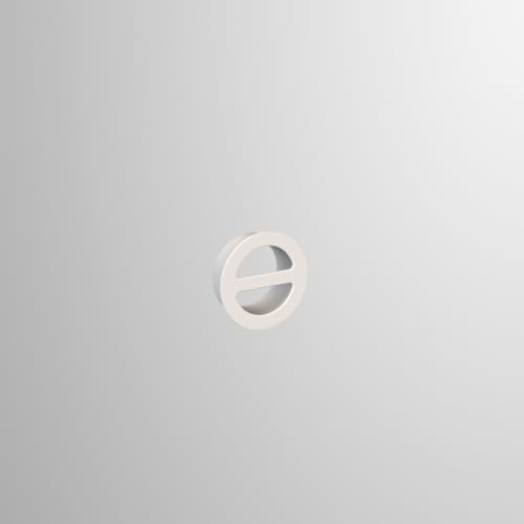 Alape˘ Überlaufgarnitur Überlaufrosette in weiß, rund, 3,6 x 3,6 x 1,4 cm, weiß, passend für Alape Überlaufgarnitur, UR.1