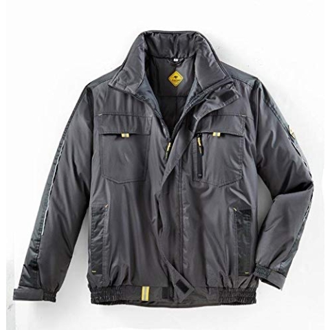 Roadsign-61088-6490-3XL-H. Pilotenjacke-anthrazit/gelb