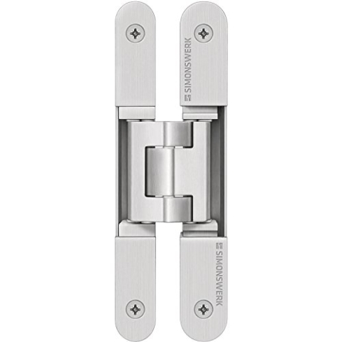 Simonswerk 5 400679 0 12602 Türband TECTUS TE 240 3D N, verdeckt f. stumpfe Türen, Edelstahl-Effekt