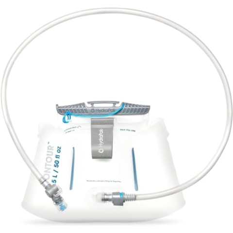 HydraPak Contour Lumbar 1.5L Hydration Reservoir/Wasserblase für Hip und Taille Packs - High-Flow Bite Ventil, auslaufsicher und spülmaschinenfest