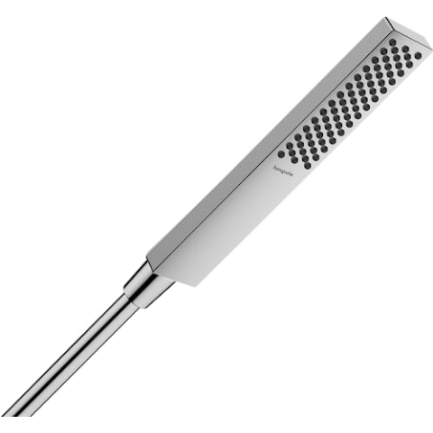 hansgrohe wassersparende Stabhandbrause Pulsify E, Sparduschkopf (EcoSmart), Duschkopf mit 1 Strahlart, Duschbrause, Antikalk-Funktion, Chrom