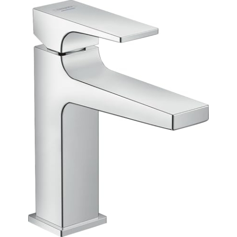hansgrohe Wasserhahn Metropol (Armatur mit Auslauf Höhe 100 mm, Kaltwasseranschluss) Chrom