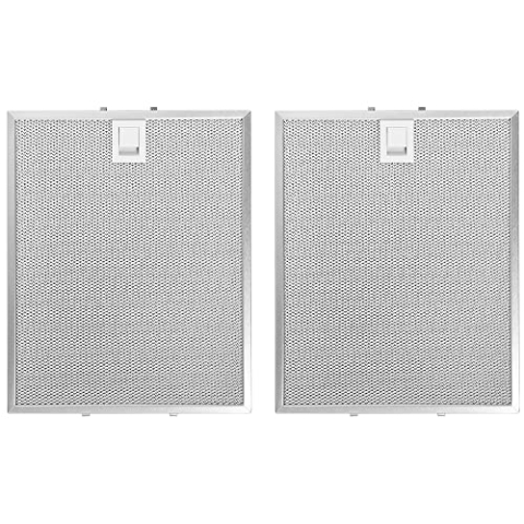 AllSpares Metallfilter (x2) für Dunstabzugshauben geeignet für Bosch, Siemens, Neff, Constructa und Viva 00353110/353110 (310x250x7mm)