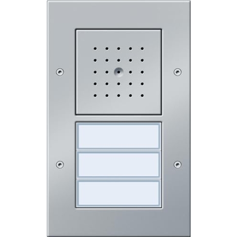 Gira 126765 Türstation AP 3-fach Farbe Alu