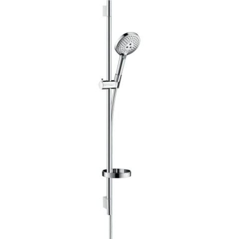 hansgrohe Raindance Select S 120 wassersparendes Duschset 0,90m, 3 Strahlarten, Chrom