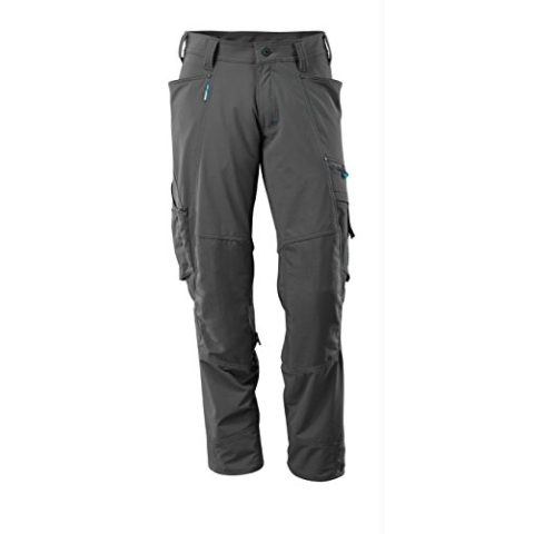 Mascot Herren 17179-311-18-82c52 Mascot Hose mit Knietaschen Stretchstoff Hose größe 82C52 dunkelanthrazit, 52 EU